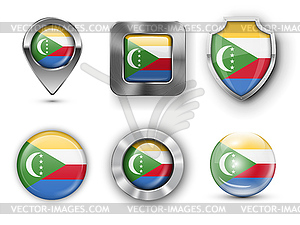 Country Flag Bages - vector clip art