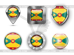 Country Flag Bages - vector image