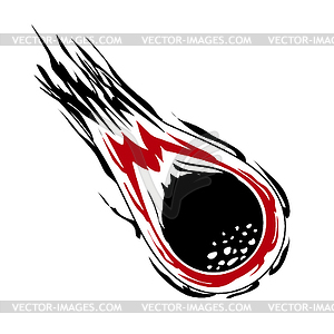 Meteor - vector clipart / vector image