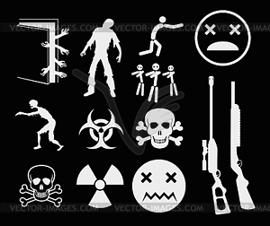 Zombies - vector image