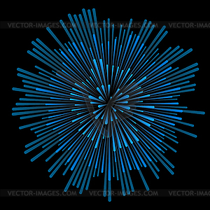 Star blast rays - vector clip art