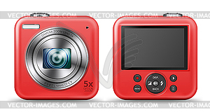 Easy camera icon - vector image