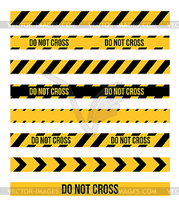 Danger Tape Lines - vector image