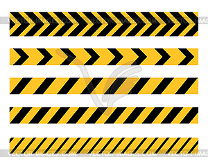 Danger Tape Lines - vector clipart