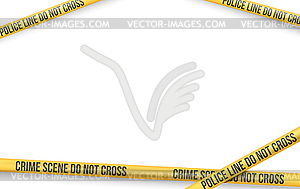 Danger Tape Lines - vector clipart