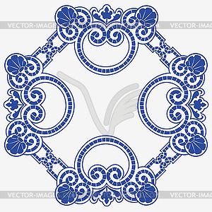 Abstract ornamental pattern is template - vector image