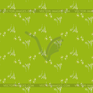 Nature floral seamless pattern - vector image