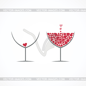 Wine love - vector image