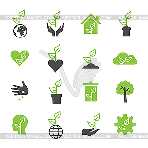 Plant icon - vector image