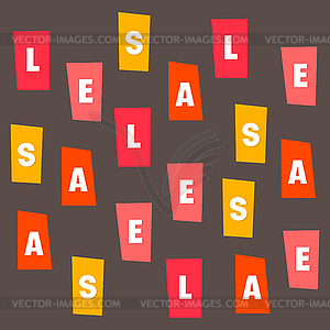 Sales letter - vector clip art