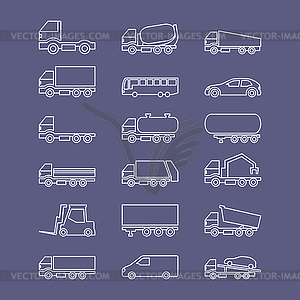 Car icon - vector clipart