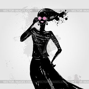 Beautiful Fashion woman - vector image