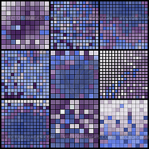 Abstract mosaic background - vector clipart