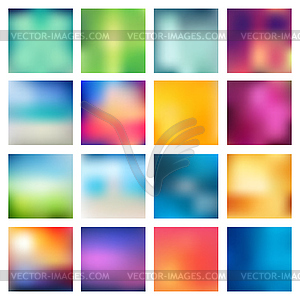 Abstract blurred backgrounds - vector clip art