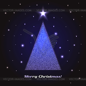 Christmas Tree Holidays - royalty-free vector image