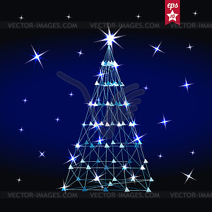 Christmas Tree Holidays - vector EPS clipart