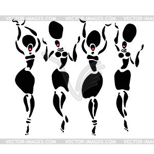 African Beautiful Women - vector image