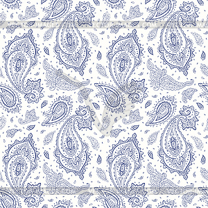 Paisley seamless pattern - vector clipart