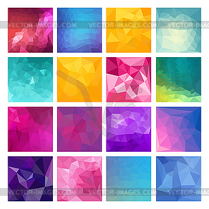 Polygonal design - vector clipart