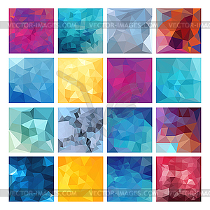 Polygonal design - vector clip art