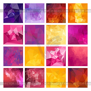 Polygonal design - vector clipart / vector image