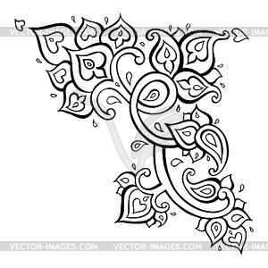 Paisley Ethnic ornament - vector clip art