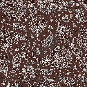 Paisley Beautiful seamless background - vector image