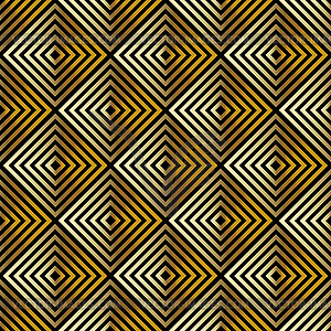 Золотой бесшовный абстрактный геометрический узор - изображение в векторе / векторный клипарт