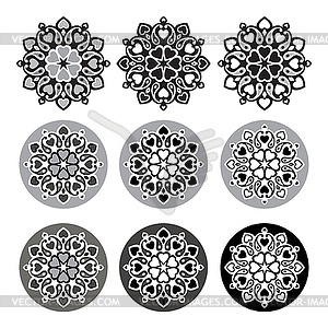 Boho Ornament Mandala - vector clip art