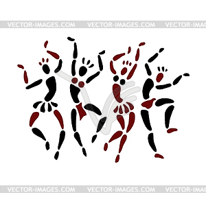 African Beautiful Women - vector clipart