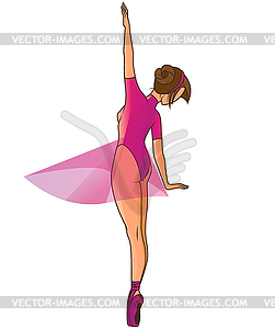 Ballerina - vector clipart