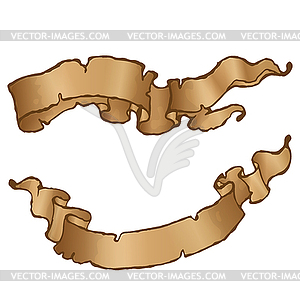 Old rolled parchment - vector clip art