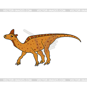 Lambeosaurus dinosaur - vector image