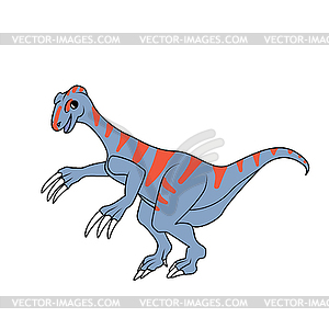 Therizinosaurus dinosaur - vector clipart