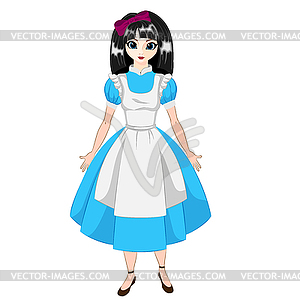 Alice in wonderland - vector clipart