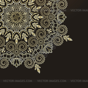 Radial geometric pattern - vector clip art