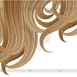 Hair style and haircare design template - vector image