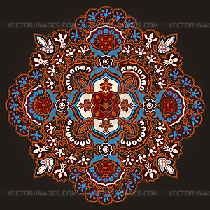 Radial geometric pattern - vector clipart