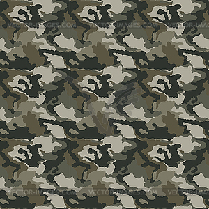 Camouflage seamless pattern - vector image