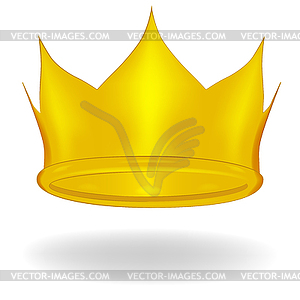 Cartoon crown - vector image