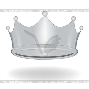 Cartoon crown - stock vector clipart