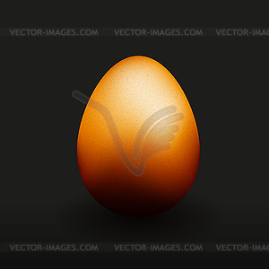 Golden egg - vector EPS clipart