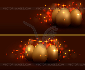 Easter eggs design template - vector clip art