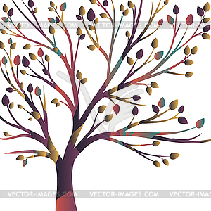 Abstract tree - vector clip art