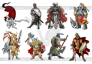 Warriors - vector clipart
