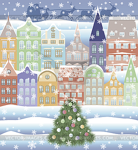 Seamless pattern. Merry Christmas and Happy New Year  - vector clipart