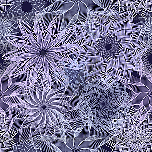 Abstract Winter seamless background, vector illustratio - vector clipart