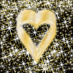 Poker hearts element, casino banner, vector illustratio - vector clipart / vector image