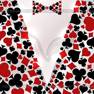 Casino poker vip card for man, vector illustration - vector clip art