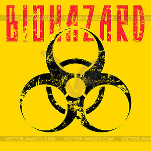 Biohazard sign - vector clipart